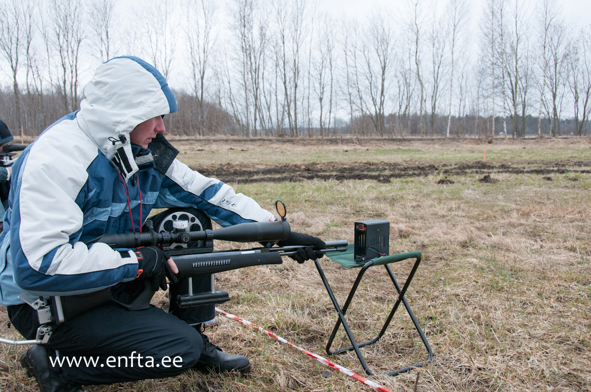 Rifle velocity measuring